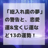 総入れ歯の夢のサムネイル
