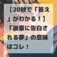 後輩に告白される夢のサムネイル