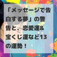 メッセージで告白する夢のサムネイル