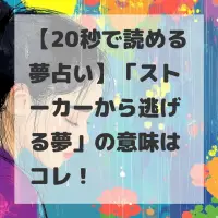 ストーカーから逃げる夢のサムネイル画像