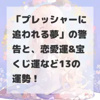 プレッシャーに追われる夢のサムネイル