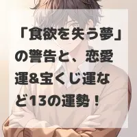 食欲を失う夢のサムネイル画像