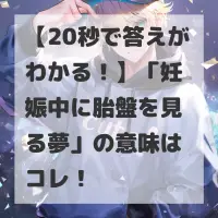 妊娠中に胎盤を見る夢のサムネイル