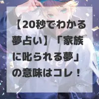 家族に叱られる夢のサムネイル