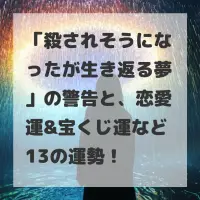 殺されそうになったが生き返る夢のサムネイル