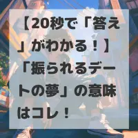 振られるデートの夢のサムネイル