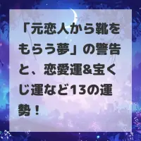 元恋人から靴をもらう夢のサムネイル