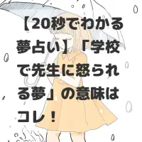 学校で先生に怒られる夢のサムネイル