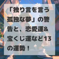 独り言を言う孤独な夢のサムネイル画像