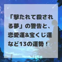 撃たれて殺される夢のサムネイル