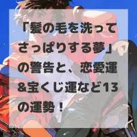 髪の毛を洗ってさっぱりする夢のサムネイル画像