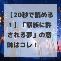 家族に許される夢のサムネイル