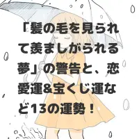 髪の毛を見られて羨ましがられる夢のサムネイル