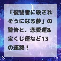 復讐者に殺されそうになる夢のサムネイル