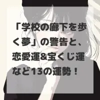 学校の廊下を歩く夢のサムネイル