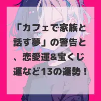 カフェで家族と話す夢のサムネイル