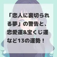 恋人に裏切られる夢のサムネイル