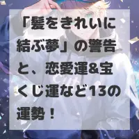 髪をきれいに結ぶ夢のサムネイル画像