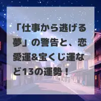 仕事から逃げる夢のサムネイル