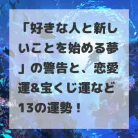 好きな人と新しいことを始める夢のサムネイル