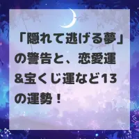 隠れて逃げる夢のサムネイル
