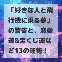 好きな人と飛行機に乗る夢のサムネイル