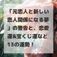 元恋人と新しい恋人関係になる夢のサムネイル