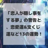 恋人が隠し事をする夢のサムネイル