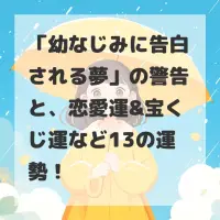 幼なじみに告白される夢のサムネイル画像
