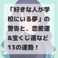 好きな人が学校にいる夢のサムネイル
