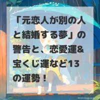元恋人が別の人と結婚する夢のサムネイル