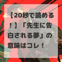 先生に告白される夢のサムネイル