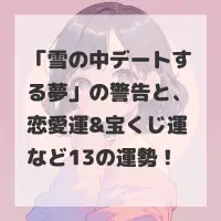 雪の中デートする夢のサムネイル