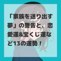 家族を送り出す夢のサムネイル