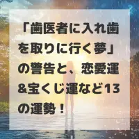 歯医者に入れ歯を取りに行く夢のサムネイル