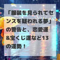 服装を見られてセンスを疑われる夢のサムネイル