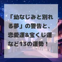 幼なじみと別れる夢のサムネイル