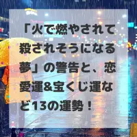 火で燃やされて殺されそうになる夢のサムネイル