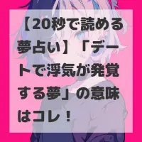 デートで浮気が発覚する夢のサムネイル
