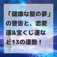 健康な髪の夢のサムネイル画像