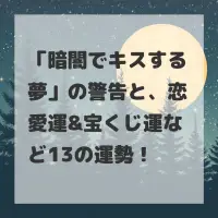 暗闇でキスする夢のサムネイル