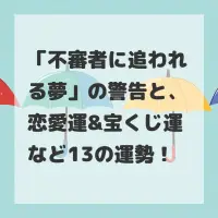不審者に追われる夢のサムネイル