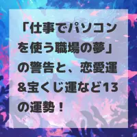 仕事でパソコンを使う職場の夢のサムネイル