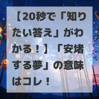安堵する夢のサムネイル