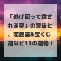 逃げ回って殺される夢のサムネイル