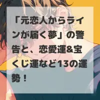 元恋人からラインが届く夢のサムネイル