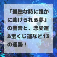孤独な時に誰かに助けられる夢のサムネイル画像