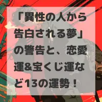 異性の人から告白される夢のサムネイル