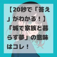 城で家族と暮らす夢のサムネイル