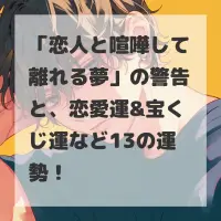 恋人と喧嘩して離れる夢のサムネイル